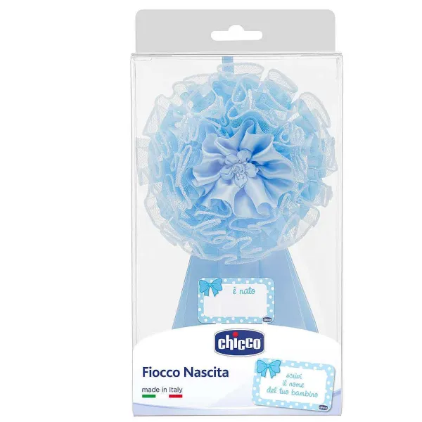 Fiocco Nascita | Chicco Annuncio Nascita - Fiocco Azzurro