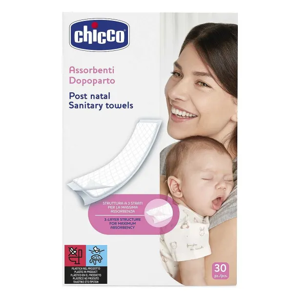 Assorbenti E Slip | Chicco Assorbenti Dopoparto A 3 Strati