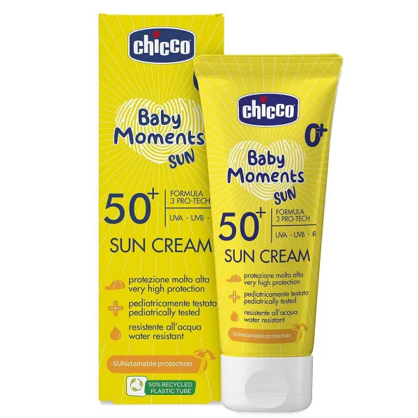 Protezione Estate | Chicco Baby Moments Sun - Crema Solare Spf 50+ 75 Ml.