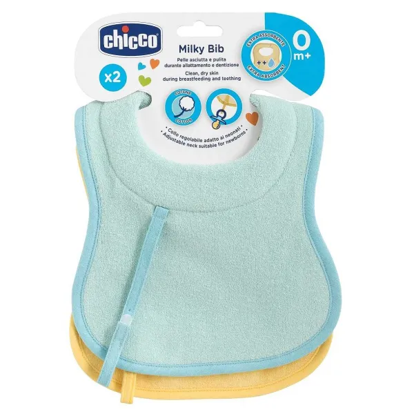 Bavaglini | Chicco Bavaglini 0M+ 2Pz Azzurro