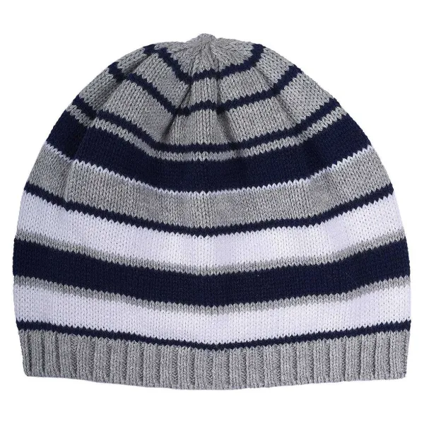 Cappelli, Guanti E Sciarpe | Chicco Cappello Rigato Grigio Chiaro