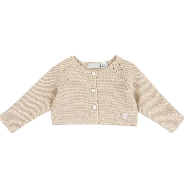 Cardigan | Chicco Cardigan Con Ricamo Sul Retro