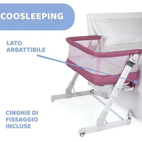 Culle E Lettini | Chicco Next2Me Pop Up Culla Cosleeping Orchid