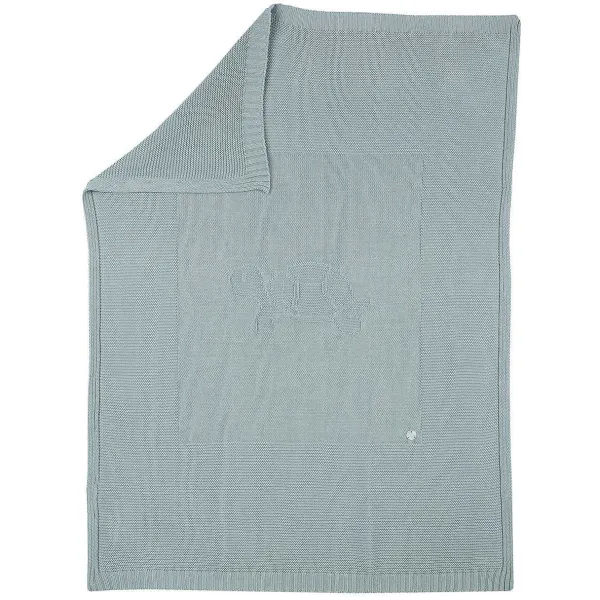 Copertine | Chicco Coperta Carrozzina In Maglia Verde Chiaro