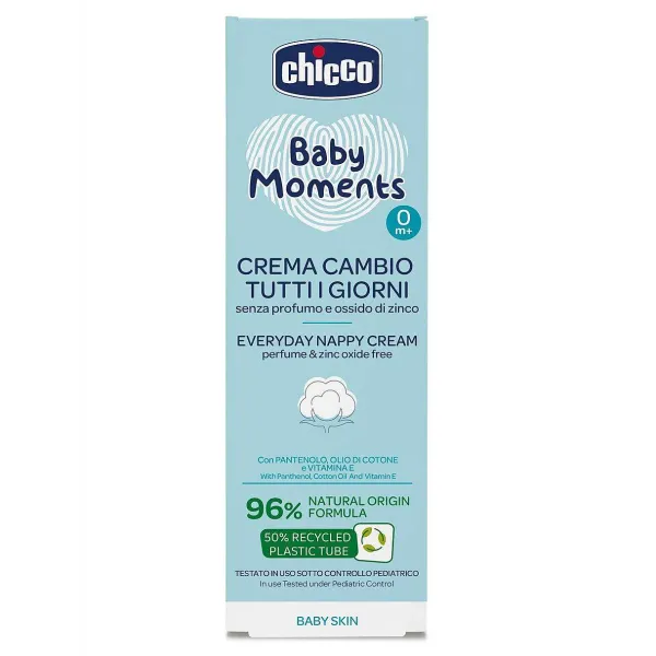 Creme E Oli | Chicco Crema Per Pannolini Tutti I Giorni Baby Moments