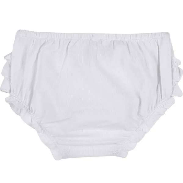 Pantaloni | Chicco Culotte Con Volants Bianco