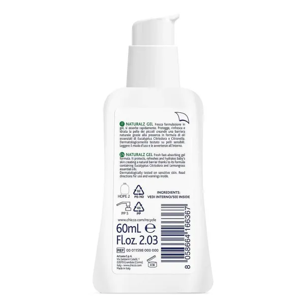 Protezione Estate | Chicco Gel Naturalz Protettivo & Rinfrescante 60Ml