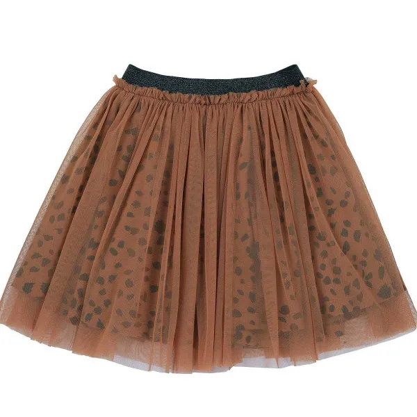 Gonne | Chicco Gonna Con Tulle E Fantasia Animalier