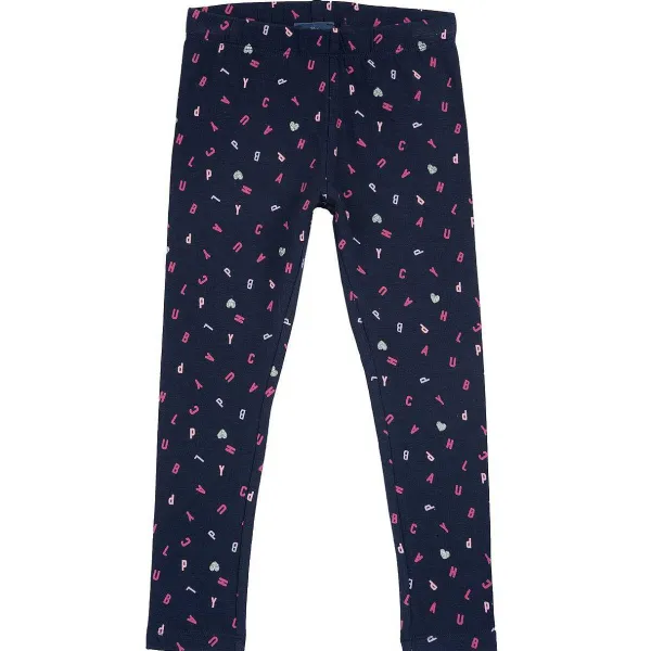 Leggins | Chicco Leggings Lungo Con Stampa All Over Viola Medio