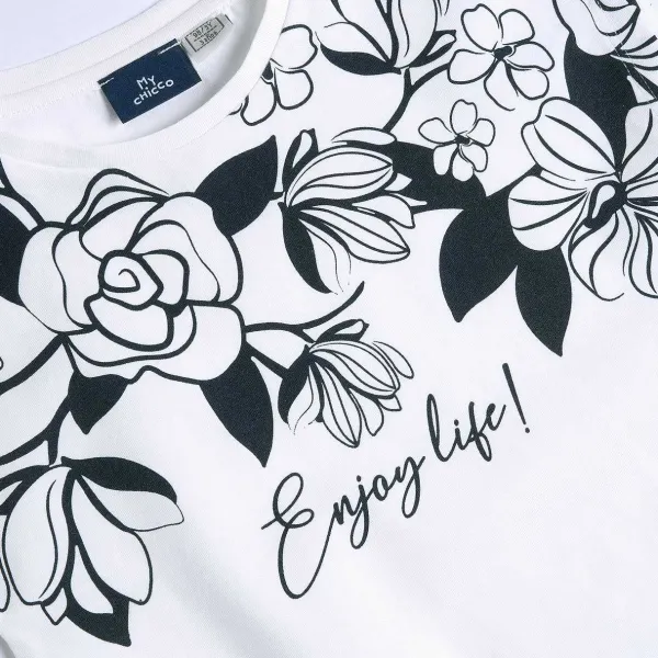 T-Shirt | Chicco Maglietta Con Stampa Ramage