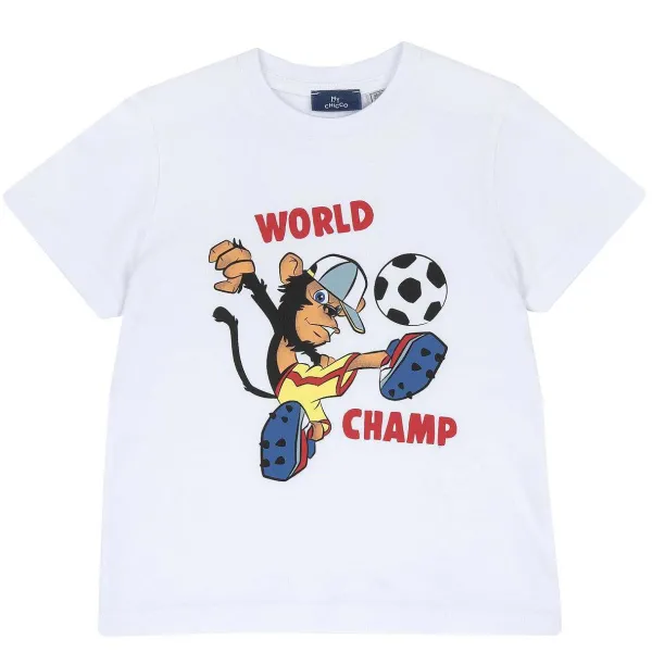 T-Shirt | Chicco Maglietta Manica Corta Bianco