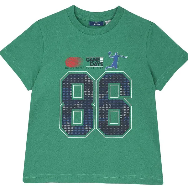 T-Shirt | Chicco Maglietta Tinta Unita Verde Verde Medio