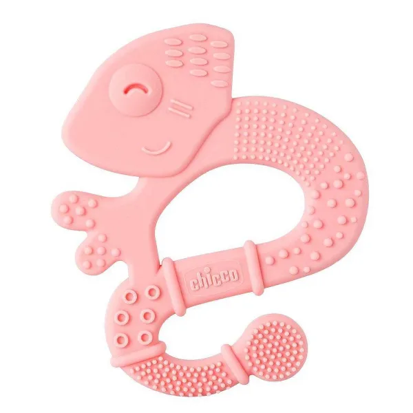 Massaggiagengive | Chicco Massaggiagengive Soft Iguana Con Setole Morbide Rosa