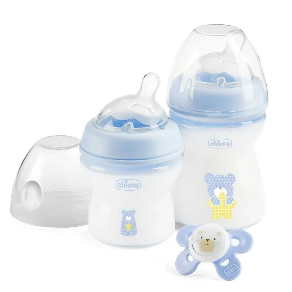 Biberon | Chicco Naturalfeeling Gift Set Azzurro