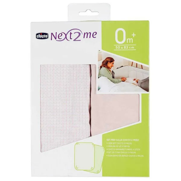 Lenzuola E Copertine | Chicco Next2Me Lenzuola - Set 2Pz Grey Fox