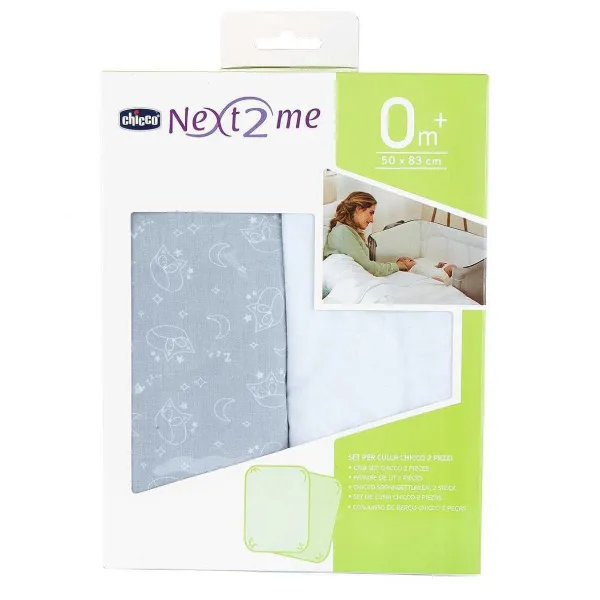 Lenzuola E Copertine | Chicco Next2Me Lenzuola - Set 2Pz Air