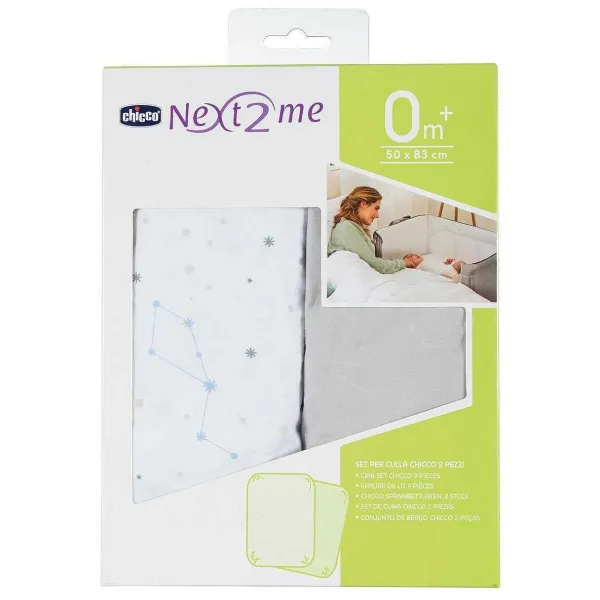 Lenzuola E Copertine | Chicco Next2Me Lenzuola - Set 2Pz Tricot