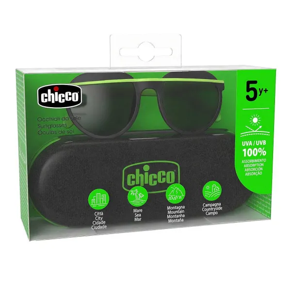 Occhiali Da Sole | Chicco Occhiali Da Sole 5Y+ Verde E Nero