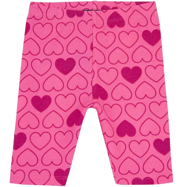 Pantaloni | Chicco Pantaloncini Biker Con Fantasia All Over Rosa Rigato