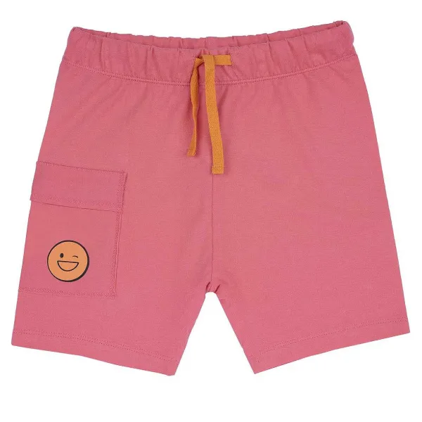 Pantaloni | Chicco Pantaloni Corti Tinta Unita Rosa Scuro