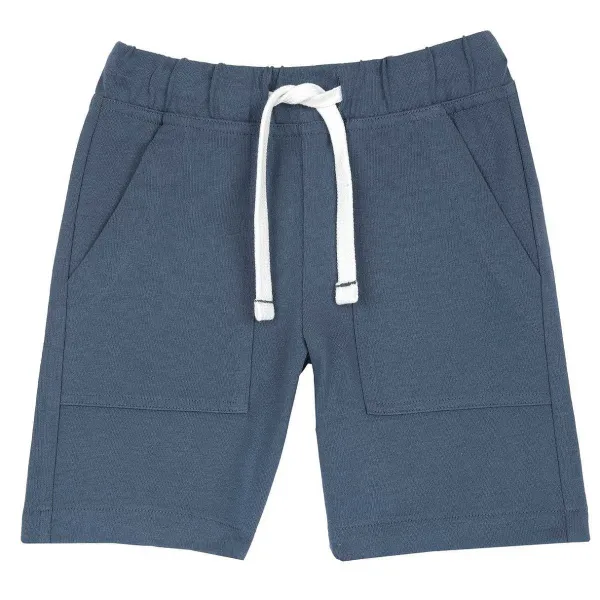 Pantaloni | Chicco Pantaloni Corti Tinta Unita Azzurro Medio