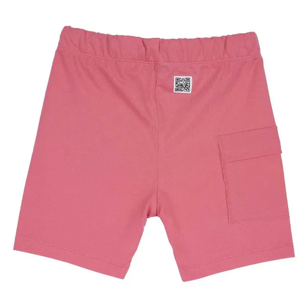 Pantaloni | Chicco Pantaloni Corti Tinta Unita Rosa Scuro