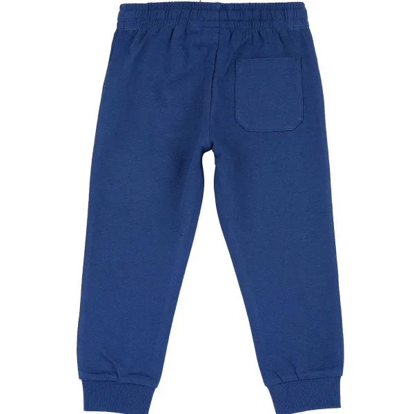 Pantaloni | Chicco Pantaloni Lunghi Di Jersey Con Stampa Blu Chiaro