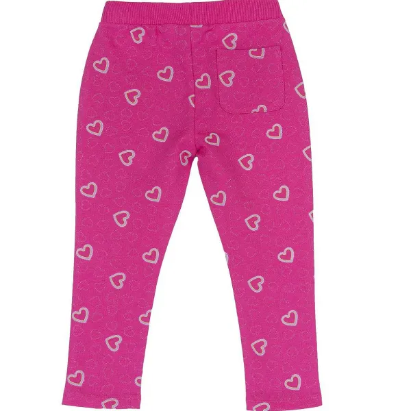 Pantaloni | Chicco Pantaloni Lunghi In Felpa Rosa Rigato