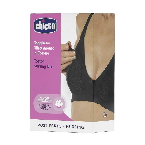 Reggiseni Allattamento | Chicco Reggiseno Allattamento In Cotone Nero