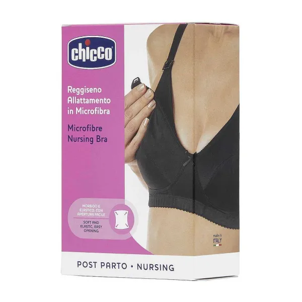 Reggiseni Allattamento | Chicco Reggiseno Allattamento In Microfibra Nero