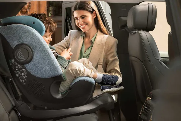 Seggiolini Auto Neonato | Chicco Seggiolino Auto Bi-Seat Air (61-150 Cm) Teal Melange