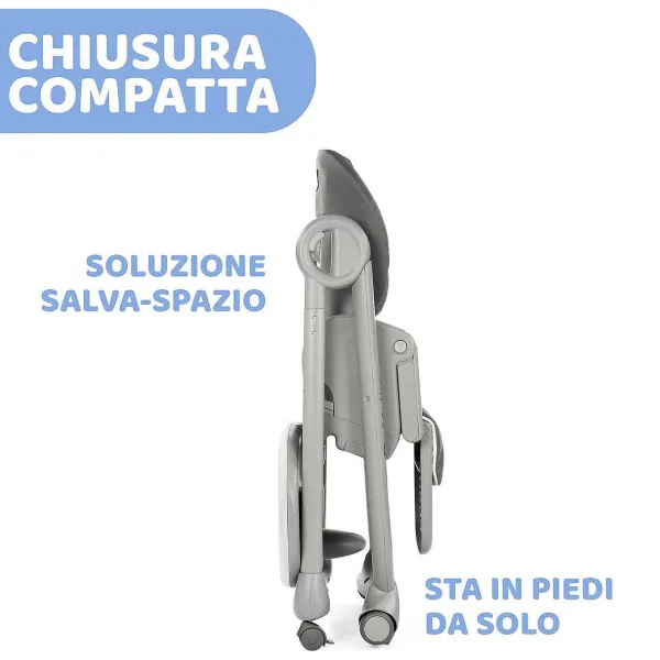 Seggioloni | Chicco Seggiolone Polly Magic Relax Graphite