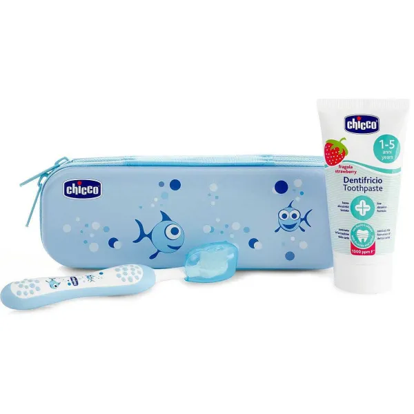 Igiene Orale | Chicco Set Primi Dentini Azzurro