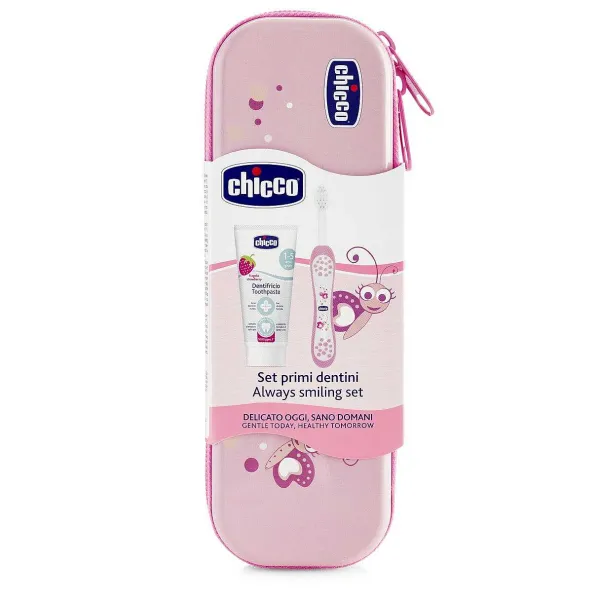 Igiene Orale | Chicco Set Primi Dentini Rosa