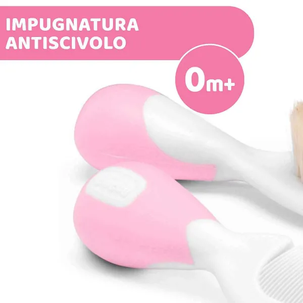 Cura E Accessori Bagnetto | Chicco Spazzola E Pettine Rosa