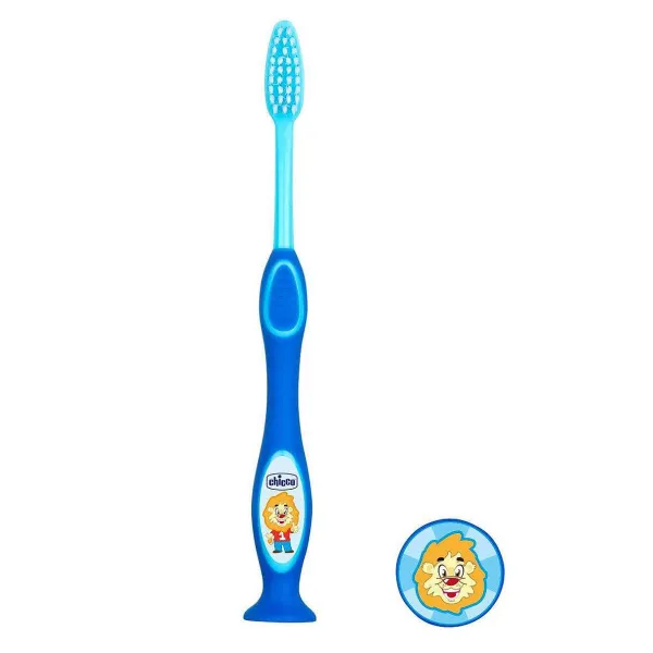 Igiene Orale | Chicco Spazzolino Da Denti 3-6 Anni Blu - Leone