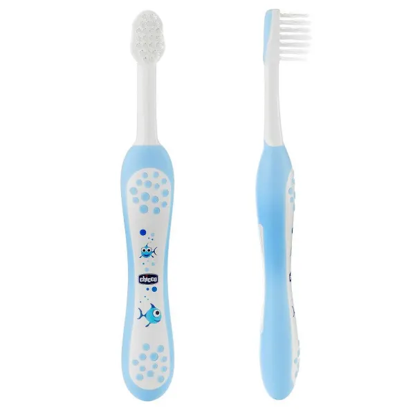 Igiene Orale | Chicco Spazzolino Da Denti 6-36 M Multicolore Azzurro