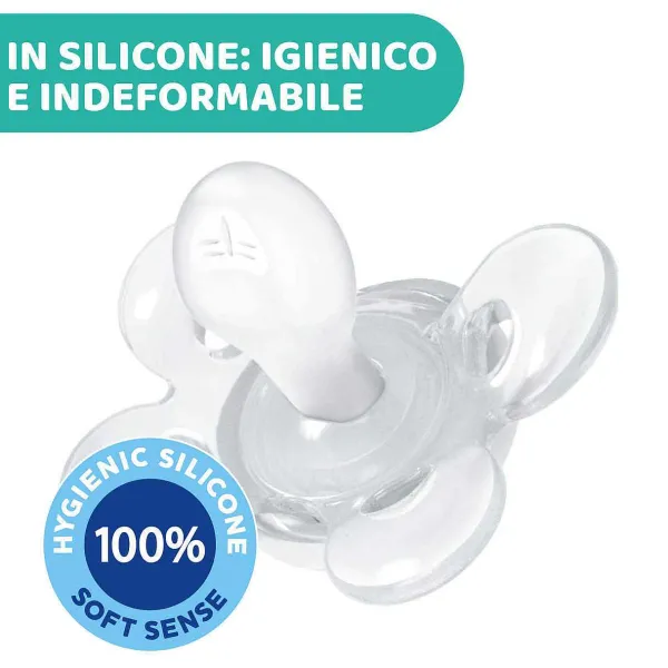 Succhietti Physioforma | Chicco Succhietto Physioforma® Comfort 0-6M (1 Pcs) Silicone Confetti