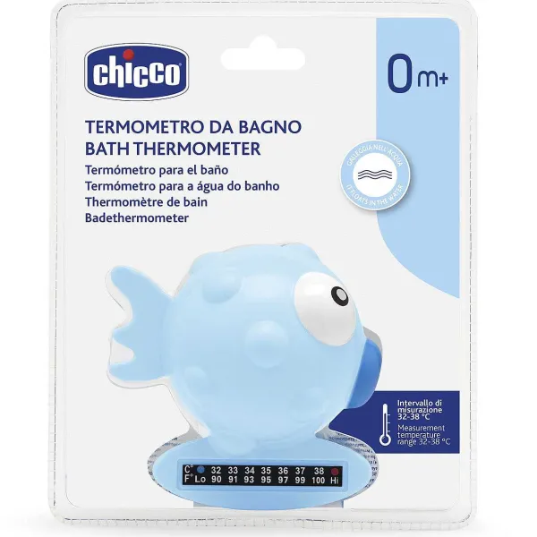 Cura E Accessori Bagnetto | Chicco Termometro Da Bagno Pesce Palla Azzurro