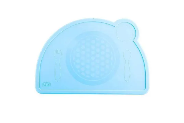 Accessori Pappa | Chicco Tovaglietta Silicone Azzurro