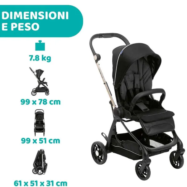 Trio E Sistemi Modulari | Chicco Trio One4Ever Con Kory Plus Pirate Black