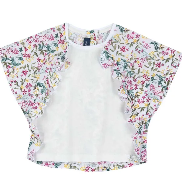 T-Shirt | Chicco T-Shirt Con Fantasia Floreale