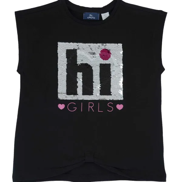 T-Shirt | Chicco T-Shirt Con Paillettes Reversibili