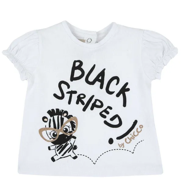 T-Shirt | Chicco T-Shirt Con Simpatica Zebra