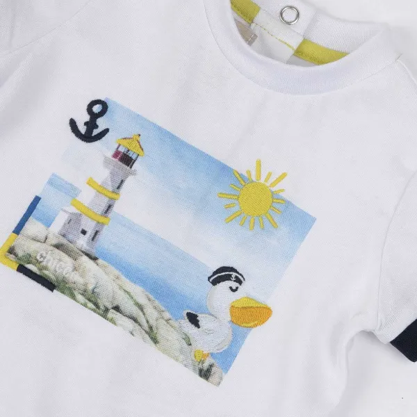 T-Shirt | Chicco T-Shirt Con Stampa Bianco