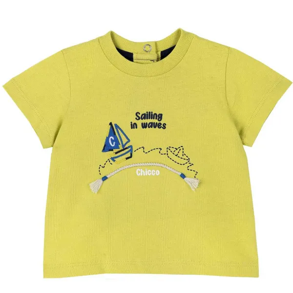 T-Shirt | Chicco T-Shirt Con Stampa E Applicazione